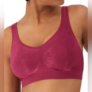 NWT Bali Comfort Revolution Wireless Bra Scarlett Berry DF3488 Size S Sm…
